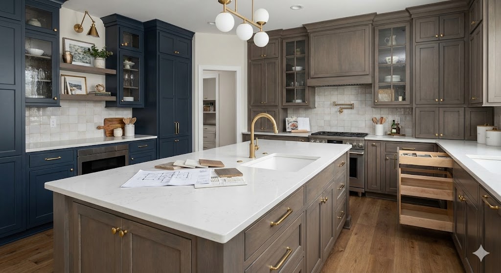 Custom kitchen cabinetry